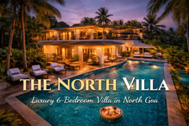 Luxury 6 bedroom private villa in Candolim North Goa with private swimming pool and rooftop party area